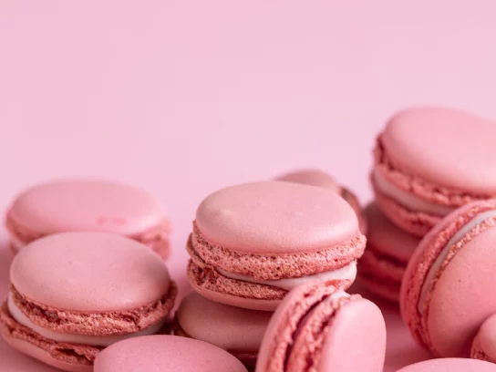 Macarons roses